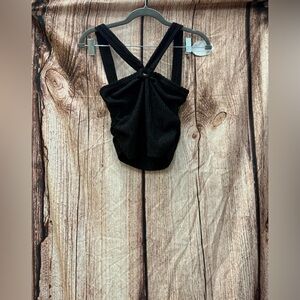 Love Black Sleeveless Top